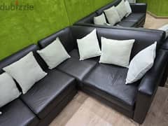 2 sofa corners with cushions 0