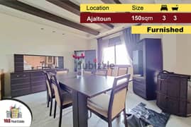 Ajaltoun 150m2 | Well Maintained | Fully Furnished | Panoramic View|DA 0