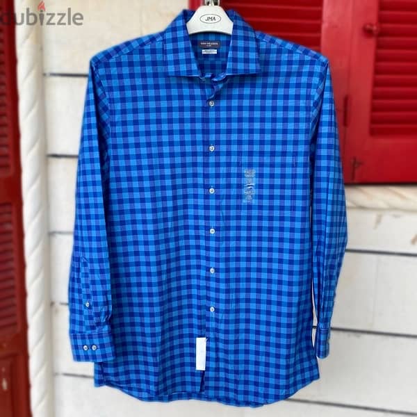 VAN HEUSEN FLEX Stretch Blue Shirt. 1