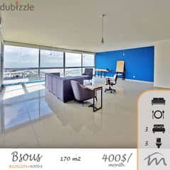 Bsous | Elegant 170m² | New Building | Sea&Mountain View | 3 Bedrooms