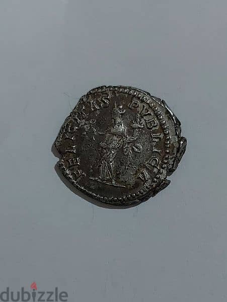 Geta ancient Roman Ceasar Son Septimus Severus silver coin year 200 AD 1