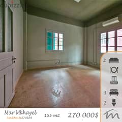 Mar Mkhayel | 3 Bedrooms Apartment | 155m² | High Ceiling | Investment