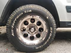 Rims 17 and tires 265/70