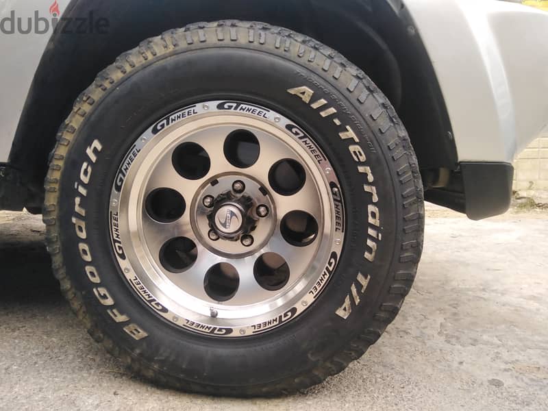 Rims 17 and tires 265/70 1