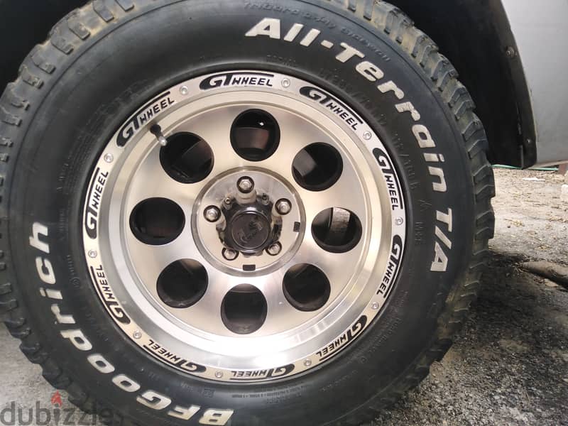Rims 17 and tires 265/70 2