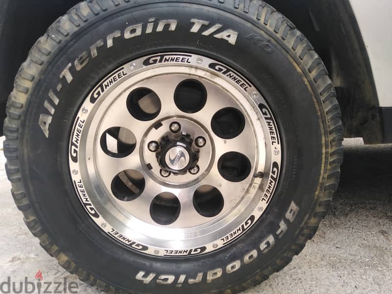 Rims 17 and tires 265/70 3