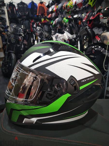 helmet IBK  duel visor system Certified  DOT 7