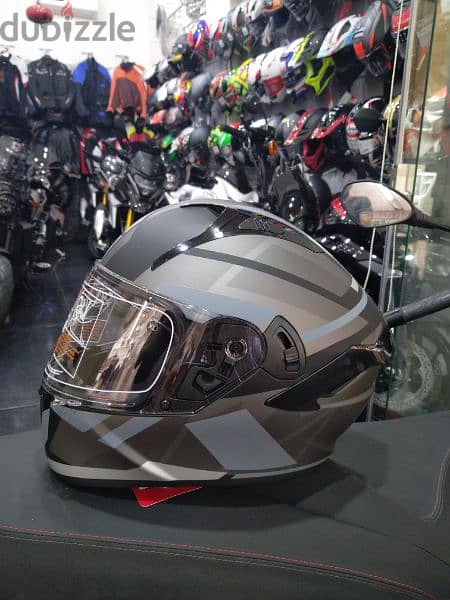 helmet IBK  duel visor system Certified  DOT 11