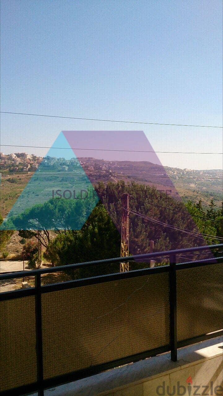A furnished 245 m2 apartment for sale in Bhamdoun 1