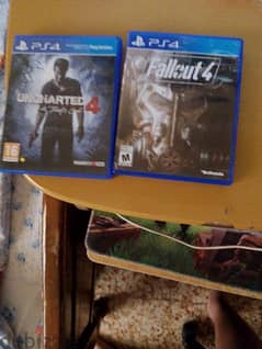 fallout 4 and uncharted 4 (2 for 15$) (1 for 10$)