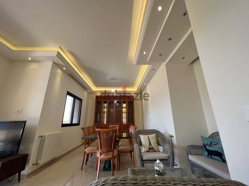 Fully-Furnished apartment for rent in Baabdat with garden 2