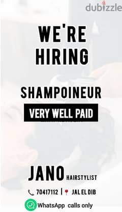 Hiring Lebanese Shampoineur