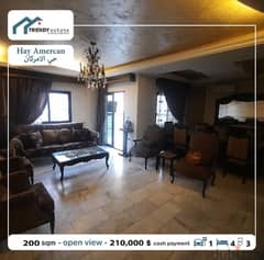 apartment for sale in hay amrican شقة للبيع في حي الامركان