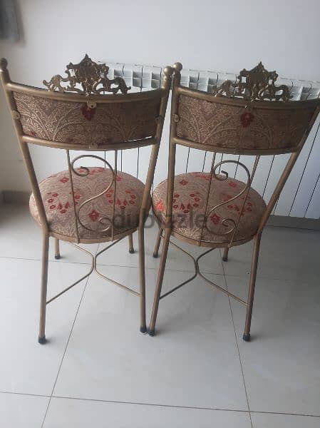 fer forgé 2 chairs 1