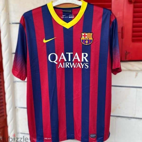 NIKE FC Barcelona Qatar Airways Football Jersey 2013-2014. 1