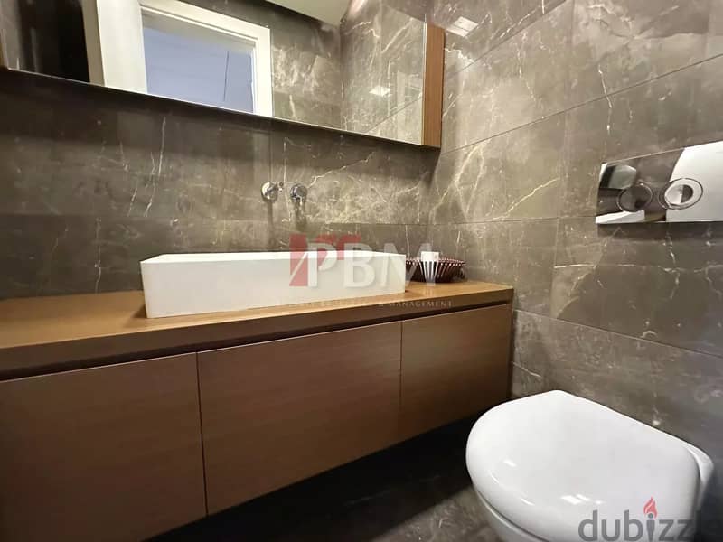 Amazing Furnished Apartment For Rent In Achrafieh |High Floor|130 SQM| 8