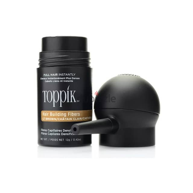 Toppik Hair Building Fibers Powder, Receding Hairline Filler Spray 3