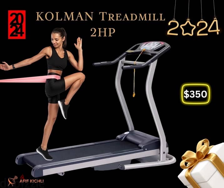 HOT DEAL Koleman Treadmill Was $450 now only $399 كفالة سنة 1