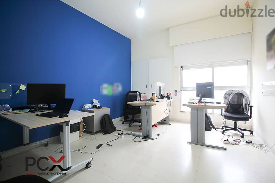 Office For Rent In Achrafieh I Partitioned I City View I Prime Area 5
