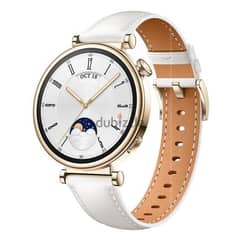 Huawei Watch GT 4 41mm White Leather Strap (China Version)