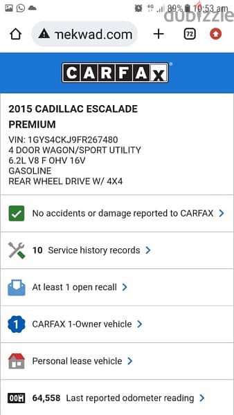 Cadillac Escalade 2015 Platinum CleanCarfax 13