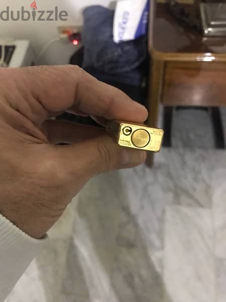 DUNHILL LIGHTER like new no scratches قداحة دنهيل ذهب شبه جديدة 5