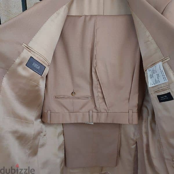 Men's Suit Beige Size 52. Worn Once 2