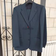 Like New. Full Suit Greyish Blue. Size 52 0
