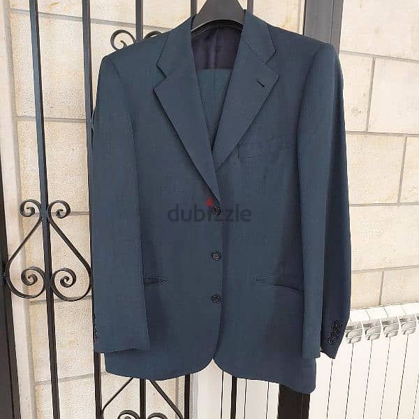 Like New. Men's Suit Greyish Blue. Size 52 0