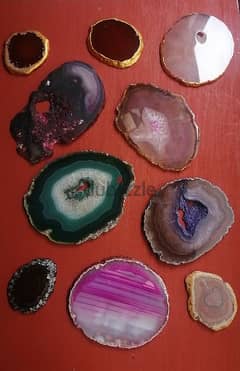 Agate Plates for Decoration
