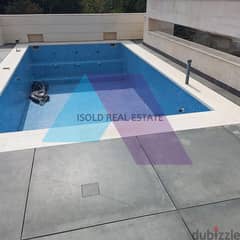 Brand new 520m2 Triplex apartment+120m2 terrace+pool for salein Baabda