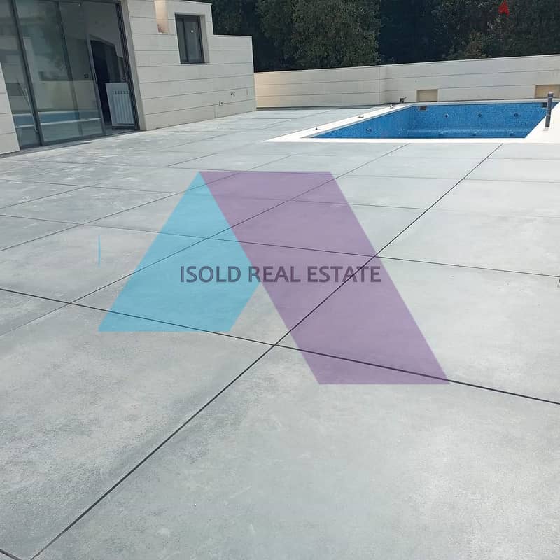 Brand new 520m2 Triplex apartment+120m2 terrace+pool for salein Baabda 2