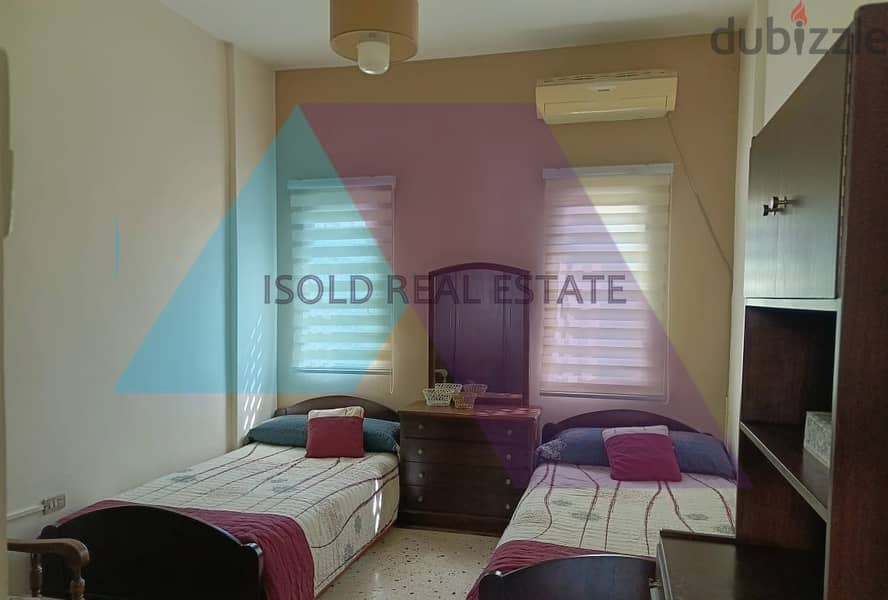 Furnished 200m2 apartment+open mountain view for rent in Aamchit/Jbeil 9