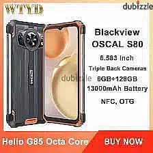 Blackview S80 6gb/128gb black 13000mah batt great & best offer 0