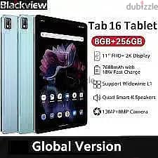 Blackview pad 16 8+8gb/256gb cellular Grey,blue 1