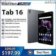 Blackview pad 16 8+8gb/256gb cellular Grey,blue amazing & best offer 2