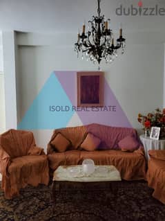 A furnished 130 m2 apartment for sale in Achrafieh