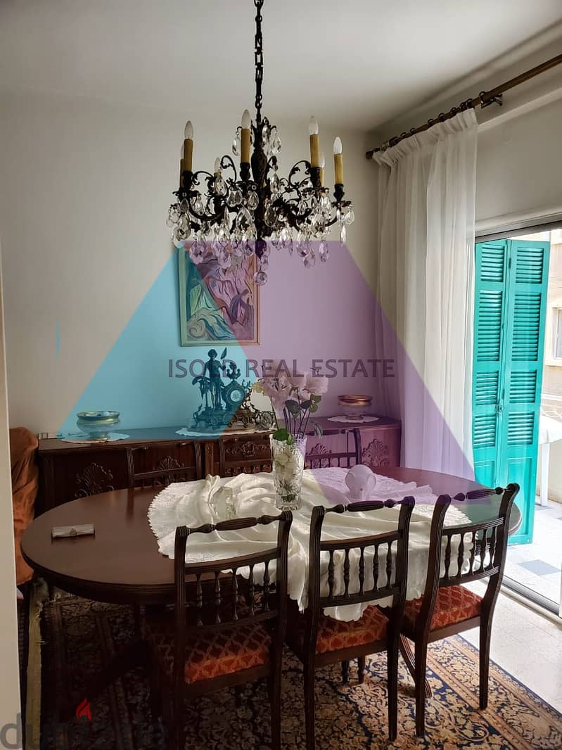 A furnished 130 m2 apartment for  rent in Achrafieh 7
