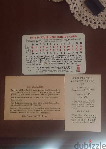 Vintage original playing cards made in USA. 5