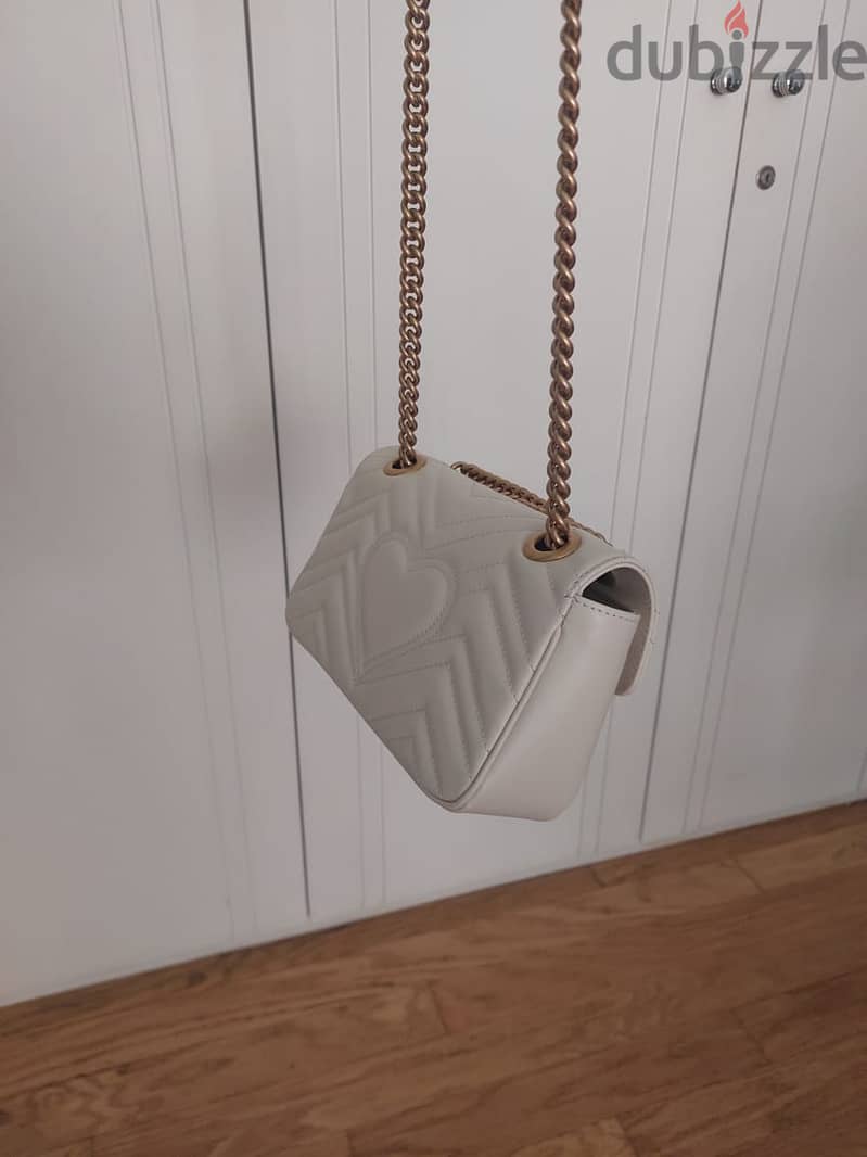 Gucci Marmont Shoulder Bag (off-white) | Free Delivery 4