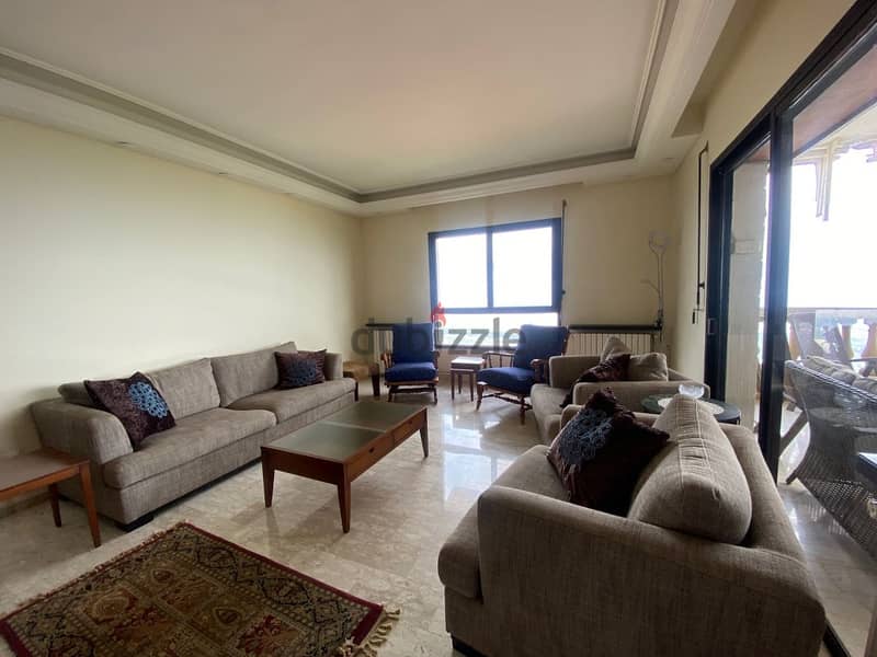 210 Sqm |Furnished Apartment For Rent In Beit Mery | Sea & Beirut View 4