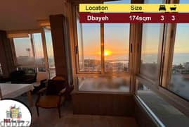 Dbayeh 174m2 | Panoramic View | Dead End Street | Catch | PA | 0