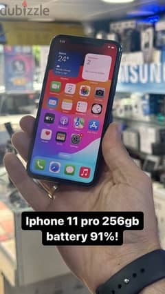 Iphone 11 pro 256gb battery life 91% 0