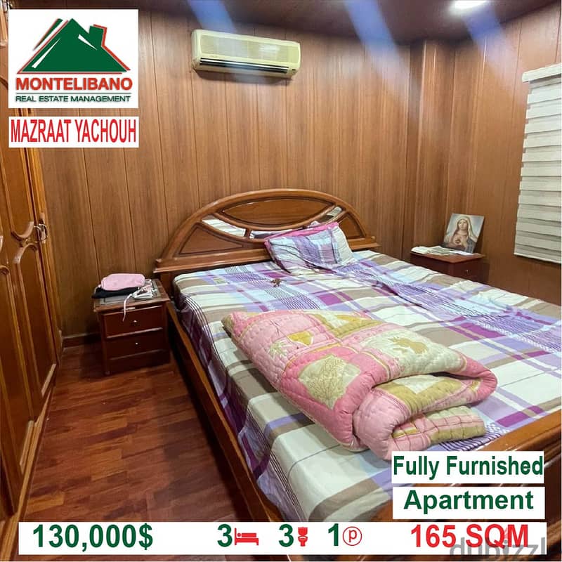 130,000$ Cash Payment!! Apartment for sale in Mazraat Yachouh!! 2