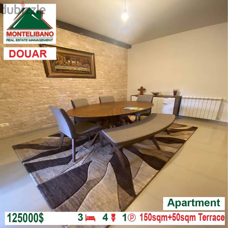 125000$!! Apartment for sale located in Douar 4