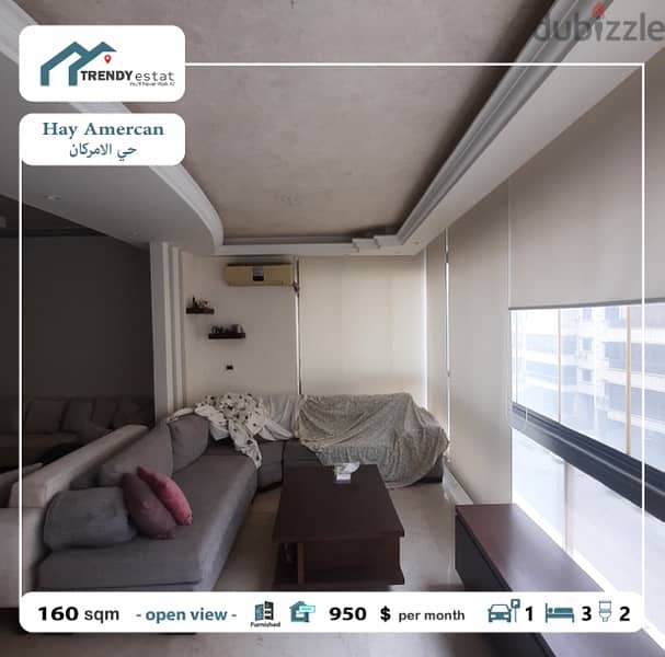 furnished apartment for rent  شقة مفروشة للايجار في حي الامركان 4