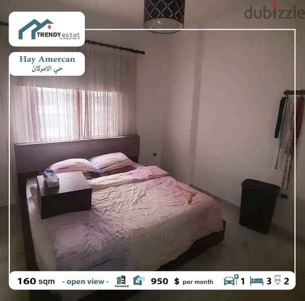 furnished apartment for rent  شقة مفروشة للايجار في حي الامركان 6