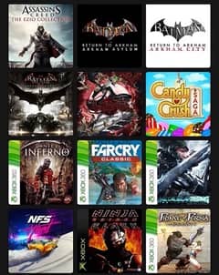 account xbox 17 games and DLCs