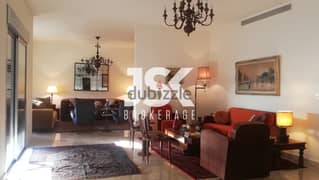 L15159-Deluxe Unfurnished Apartment with Sea View for Sale in Rabieh 0
