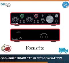 Focusrite Scarlett 2i2 G3 Audio Interface,Pro Sound Card 0